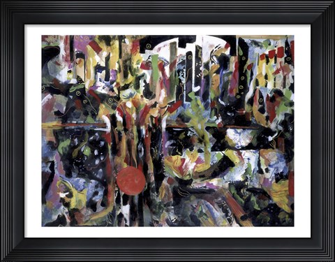 Framed Jazz Messenger IV Print