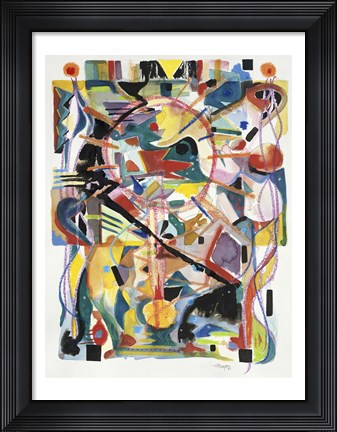Framed Man-O-War Print