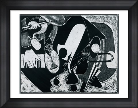 Framed Surface Tension Print