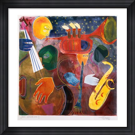 Framed Jazz Messenger Print