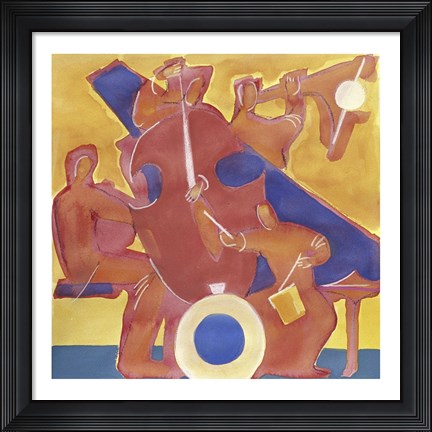 Framed Homage to Mingus Print