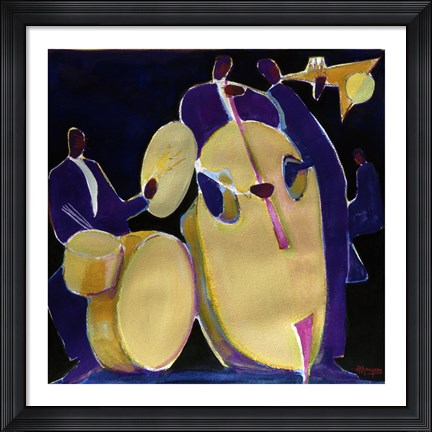 Framed Blues for Pablo Print