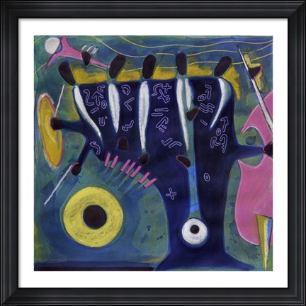 Framed Basin Street Blues Print