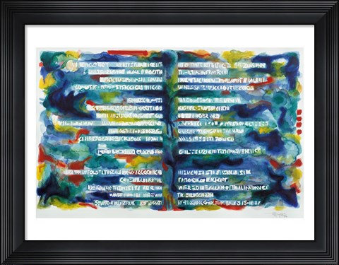 Framed Roll Title Print