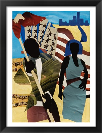 Framed Freedom&#39;s Mission Print