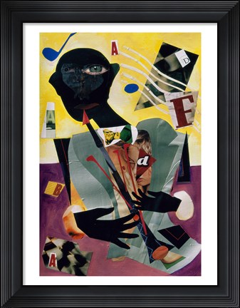 Framed Clarinetist Print
