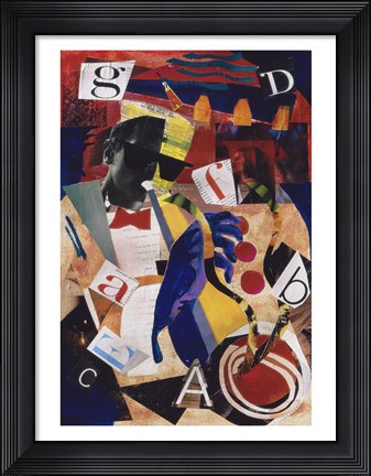 Framed Serious Sound Print