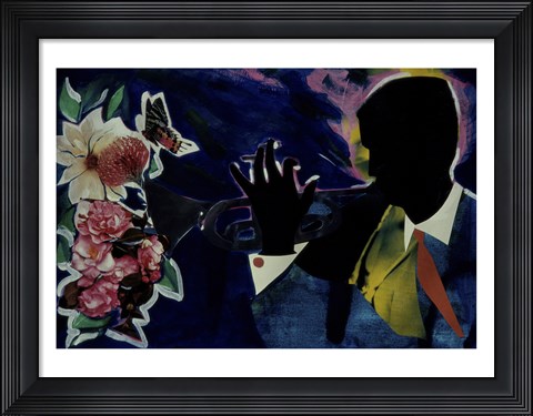 Framed Floral Arrangement Print