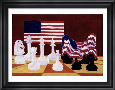 Framed America Under Wraps Print