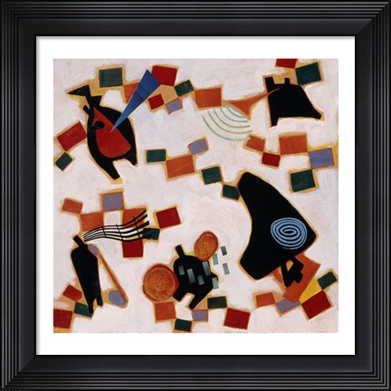 Framed Untitled (Jazz Music) Print