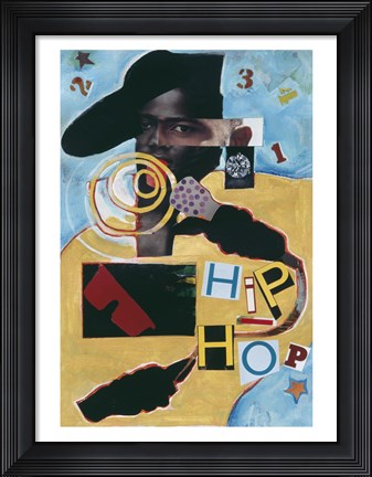 Framed Untitled (Hip Hop Abstract) Print