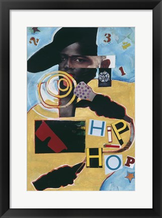 Framed Untitled (Hip Hop Abstract) Print