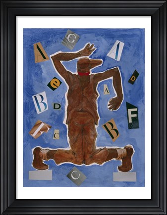 Framed Untitled (Dancer with Glasses) Print