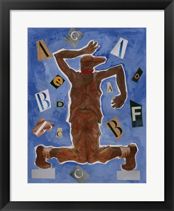 Framed Untitled (Dancer with Glasses) Print