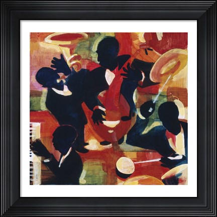 Framed Untitled (Jazz Band) Print