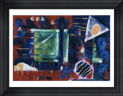 Framed Untitled (Colorful Abstract) Print