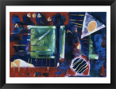 Framed Untitled (Colorful Abstract) Print