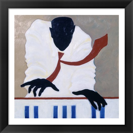 Framed Untitled (Piano Player) Print