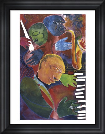 Framed Jazz Messenger III Print