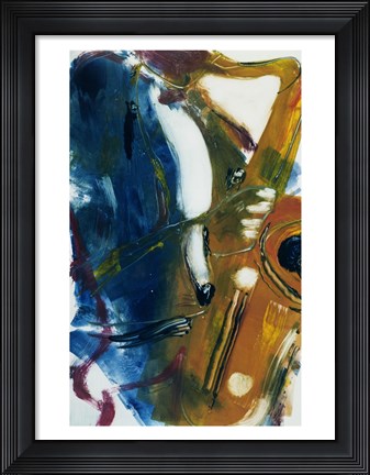 Framed Saxophone Print