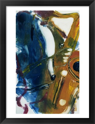 Framed Saxophone Print