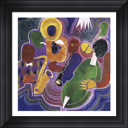Framed Quartet (Night in Tunisia) Print