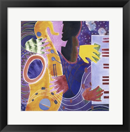 Framed Piano III Print