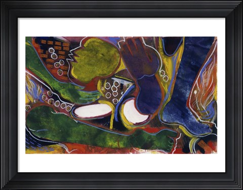 Framed Bongos Print
