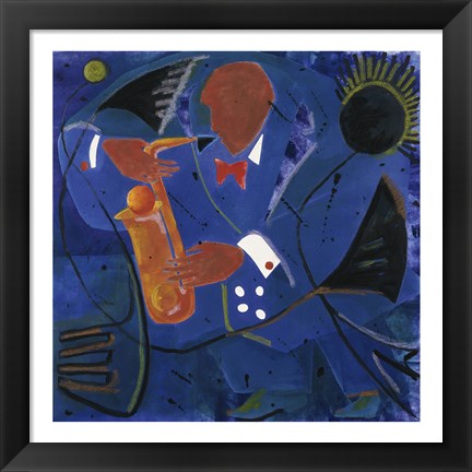 Framed Mood Indigo Print