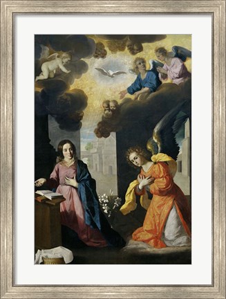 Framed Annunciation, 1638-1639 Print
