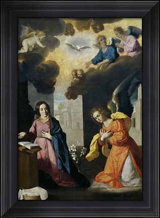 Framed Annunciation, 1638-1639 Print