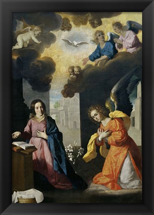 Framed Annunciation, 1638-1639 Print