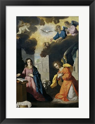 Framed Annunciation, 1638-1639 Print