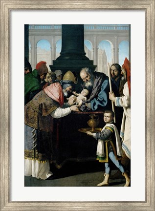 Framed Circumcision, 1638-1639 Print