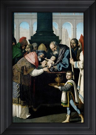 Framed Circumcision, 1638-1639 Print
