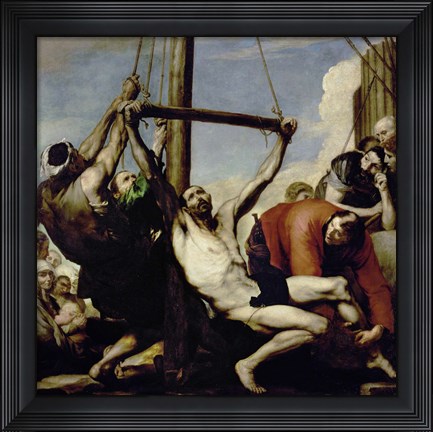 Framed Martyrdom of St. Philip Print