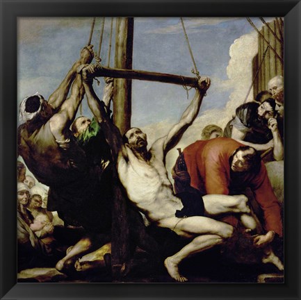 Framed Martyrdom of St. Philip Print