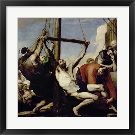 Framed Martyrdom of St. Philip Print