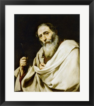 Framed Saint Bartholomew Print