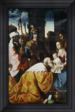 Framed Adoration of the Magi Print