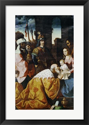 Framed Adoration of the Magi Print