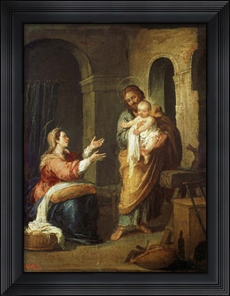 Framed Holy Family Print