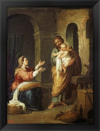 Framed Holy Family Print