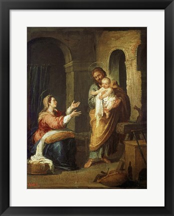 Framed Holy Family Print