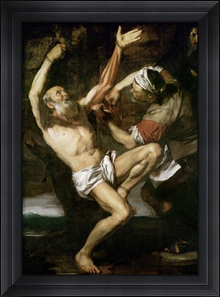 Framed Martyrdom of St.Bartholomew Print
