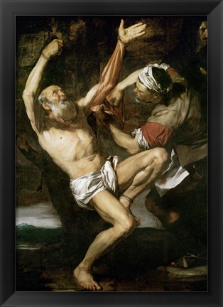 Framed Martyrdom of St.Bartholomew Print