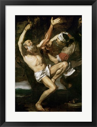 Framed Martyrdom of St.Bartholomew Print