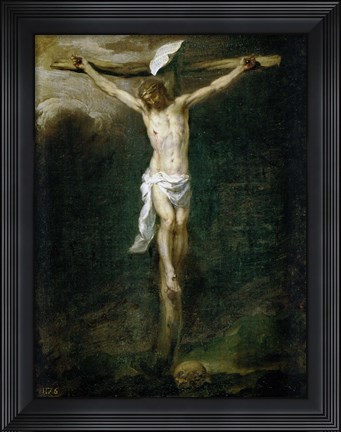 Framed Christ on the Cross Print