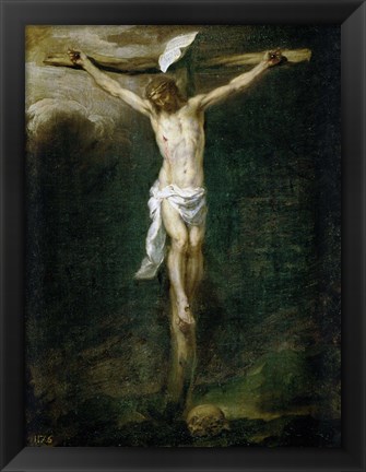 Framed Christ on the Cross Print