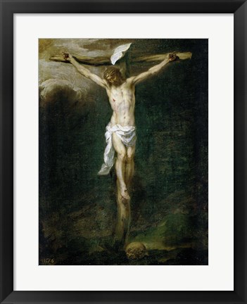 Framed Christ on the Cross Print